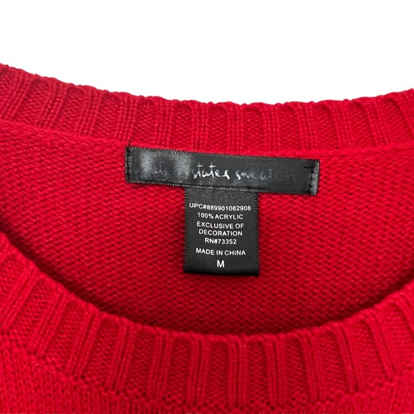 United States Sweaters knit Rudolph ugly sweater women’s size M - Picture 3 of 4